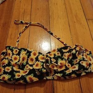 Sunflower bikini top